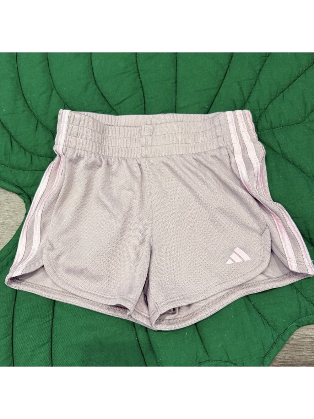Adidas Girls Small 7 8 Lilac Purple Athletic Running Shorts